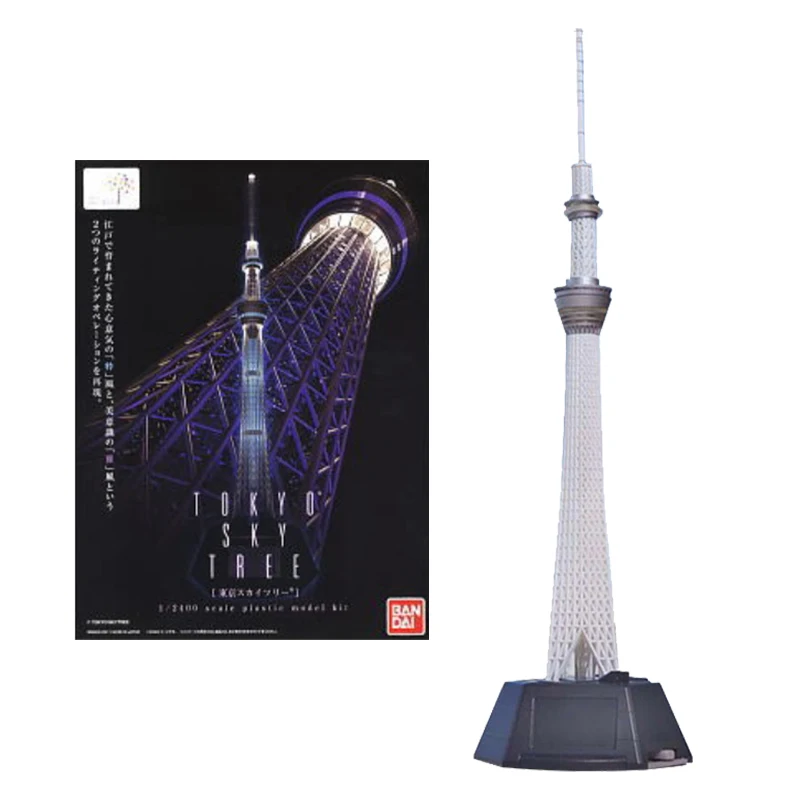 

Bandai Genuine Tokyo Skytree Anime Figure 1/2400 Assembly Collection Model Decoration Anime Action Figure Toys for Children