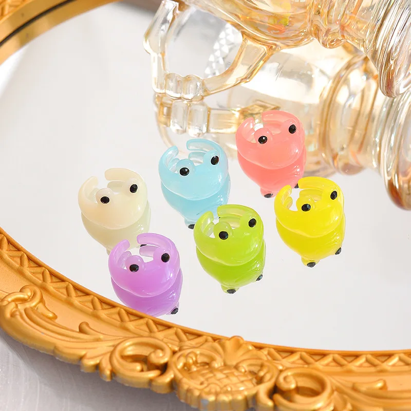 

Frog Ring Polymer Clay Resin Rings for Girls Animal Jewelry for Women Fashion Travel Jewelry Gifts Wholesale