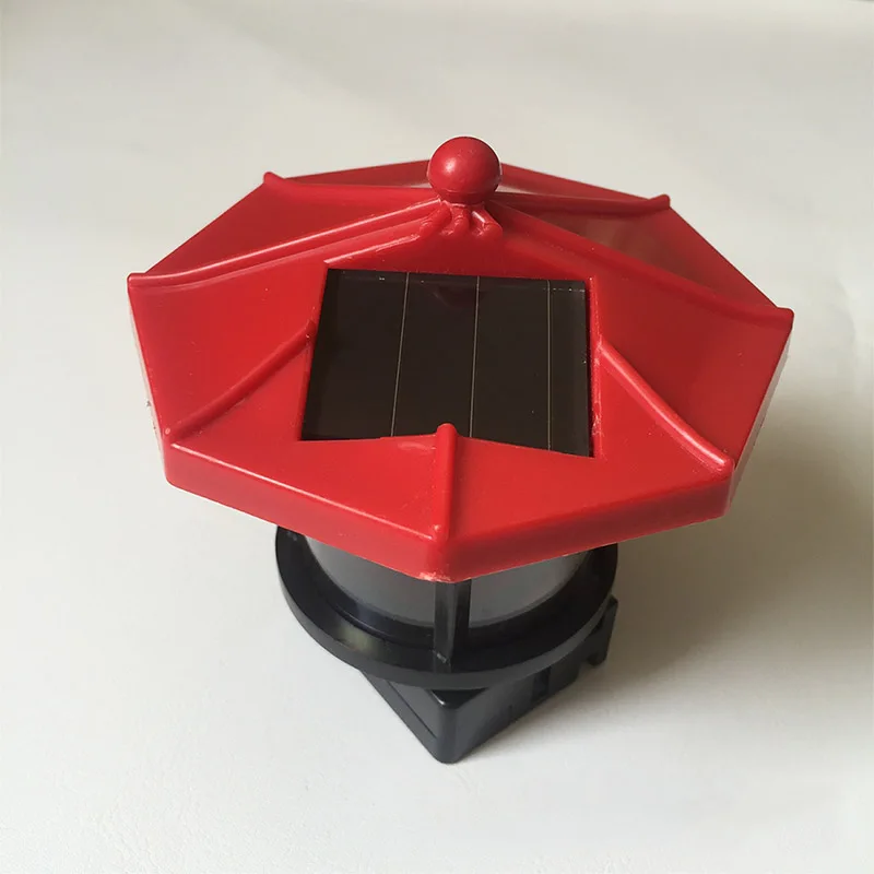 Светодиодный фонарь на солнечной батарее водонепроницаемая статуя вращающийся