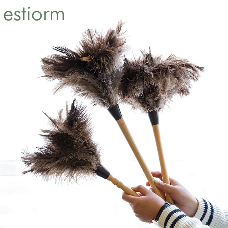 Щетка для пыли из страусиных перьев уборки щетка чистки домашней мебели бытовые