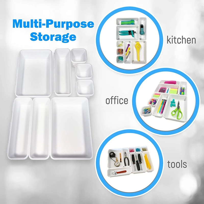 Органайзер для выдвижных ящиков (8 шт.) блокировочный органайзер столешниц с