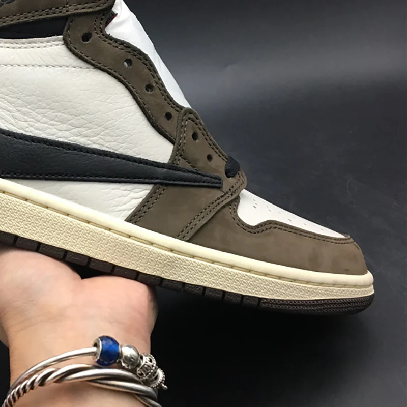 

Travis Scott x Air 1 High OG CD4487-100 1s Cactus Jack Men Women Basketball Sports Shoes Sneakers Retro Best Quality EUR 36-45