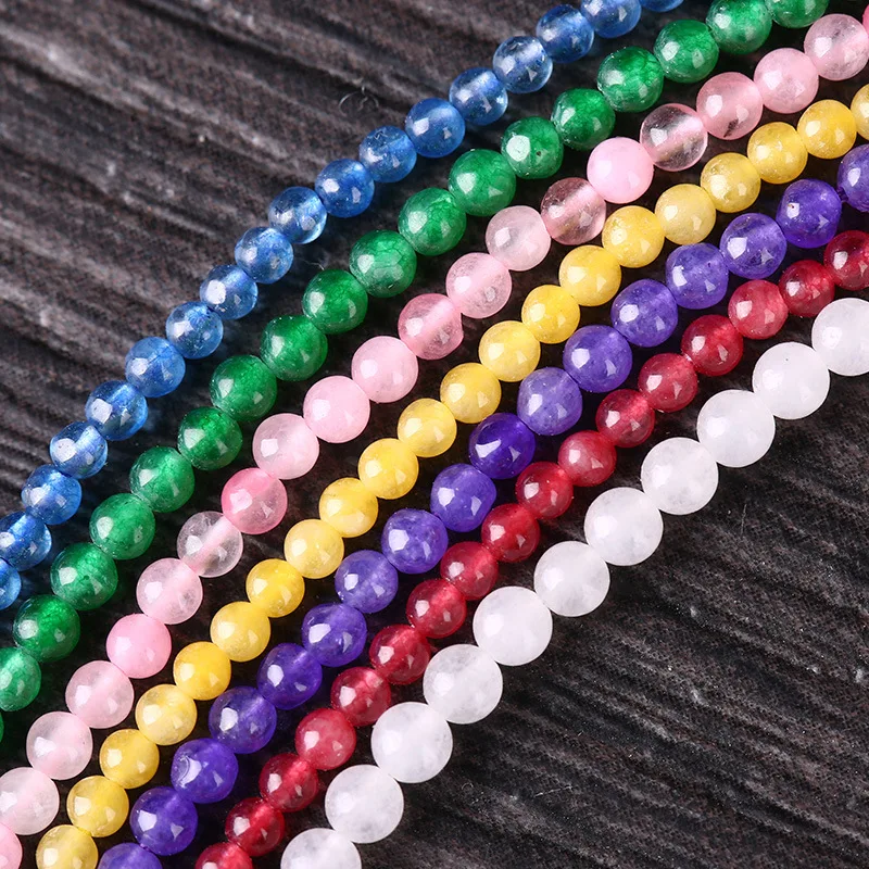 Натуральный кристалл 2 мм женские дикие свободные бусы ювелирные изделия и