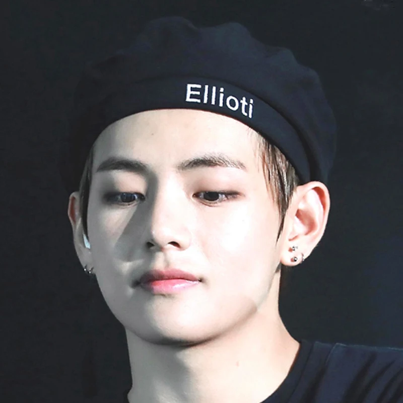 Корея осень зима Мужчины Женщины Письмо береты с вышивкой Женские девушки