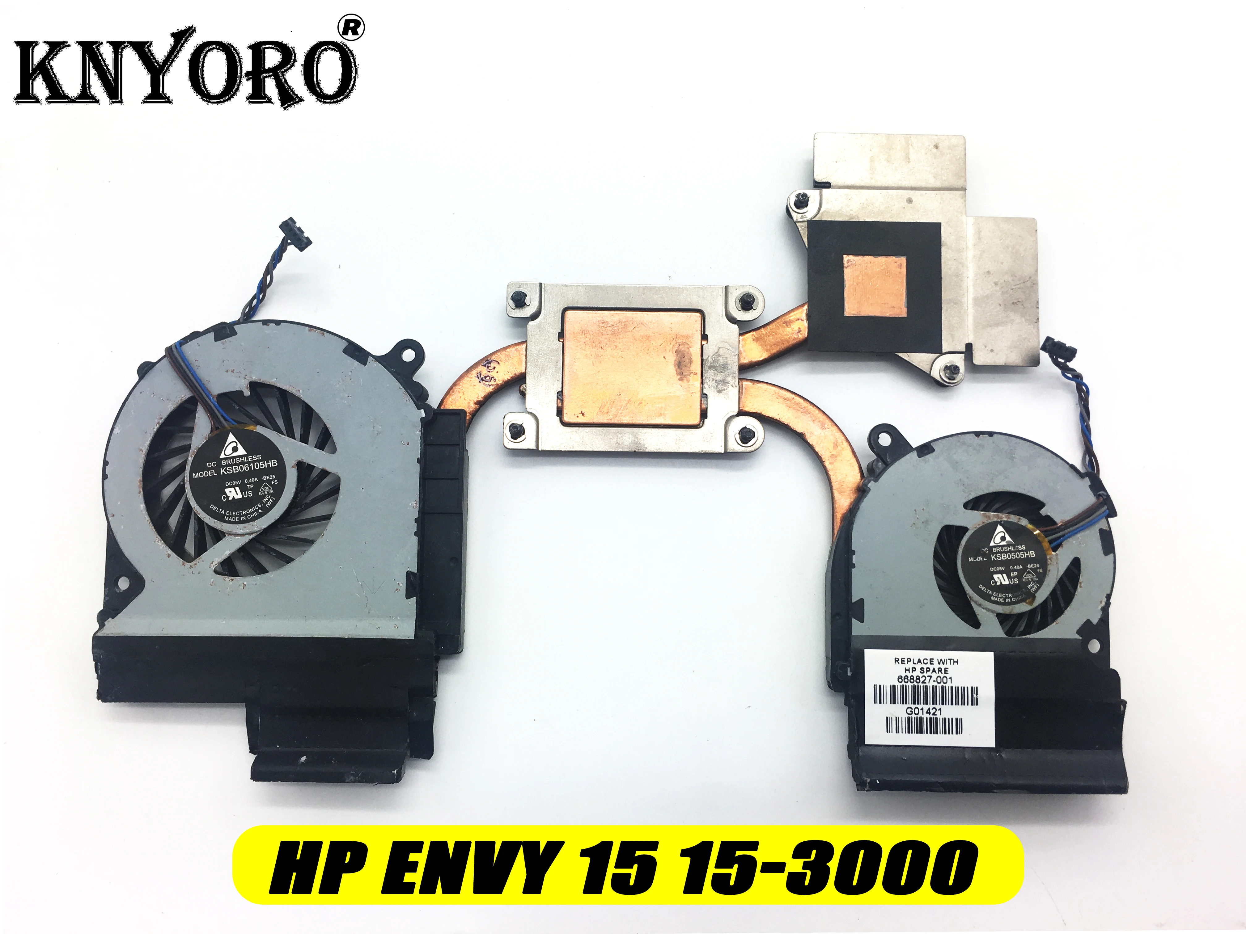 

Оригинальный Охлаждающий радиатор HP ENVY 15 15-3000 с вентилятором 668827-001