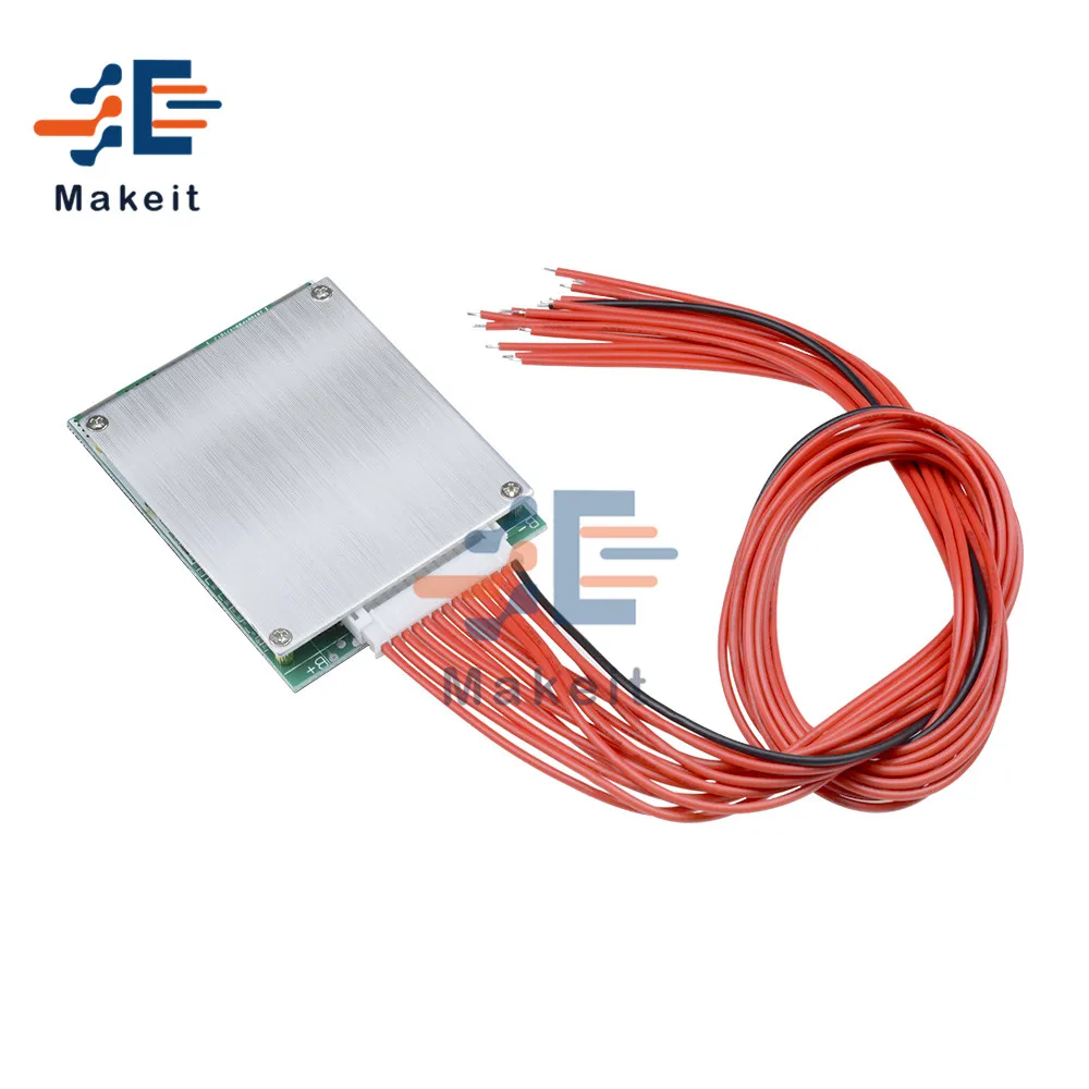 

BMS 13S 35A 48V 18650 Li-ion Lithium Battery Protection Board PCB Protection Balance Integrated Circuits Board for Arduino