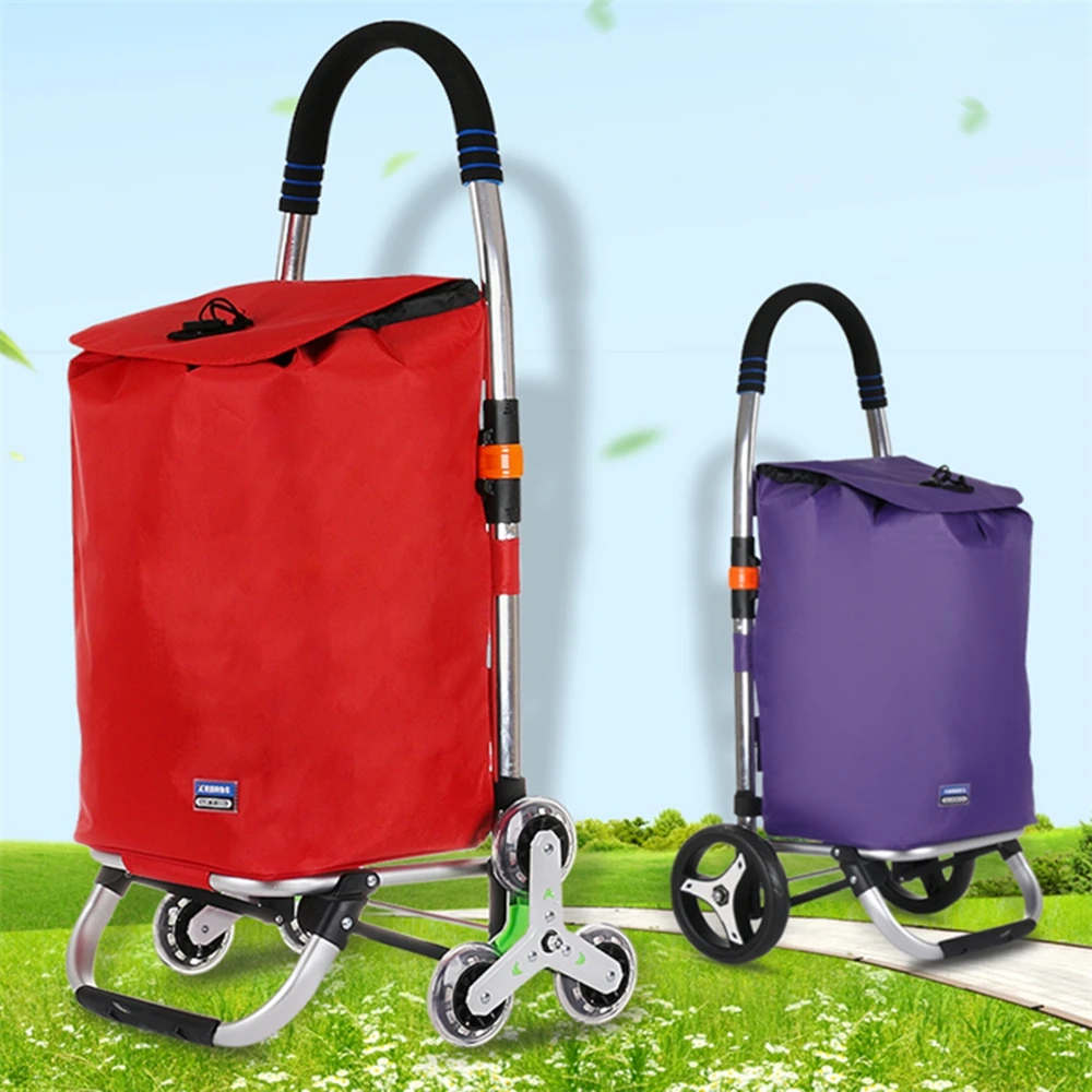 B LIFE лестниц для колеса тележки Складные Компактный продуктовые Pull тележка