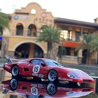 143 ferrari 512 racing model 143 simulation mini gt die casting alloy sports car static collection ornament childrens toy