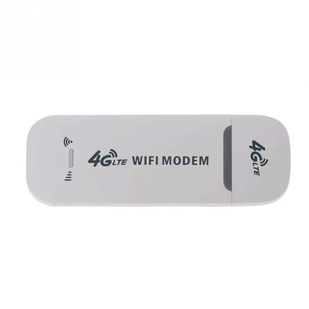 4G LTE 150Mbps USB Modem Adapter with WiFi Hotspot Wireless USB Network Card Universal White