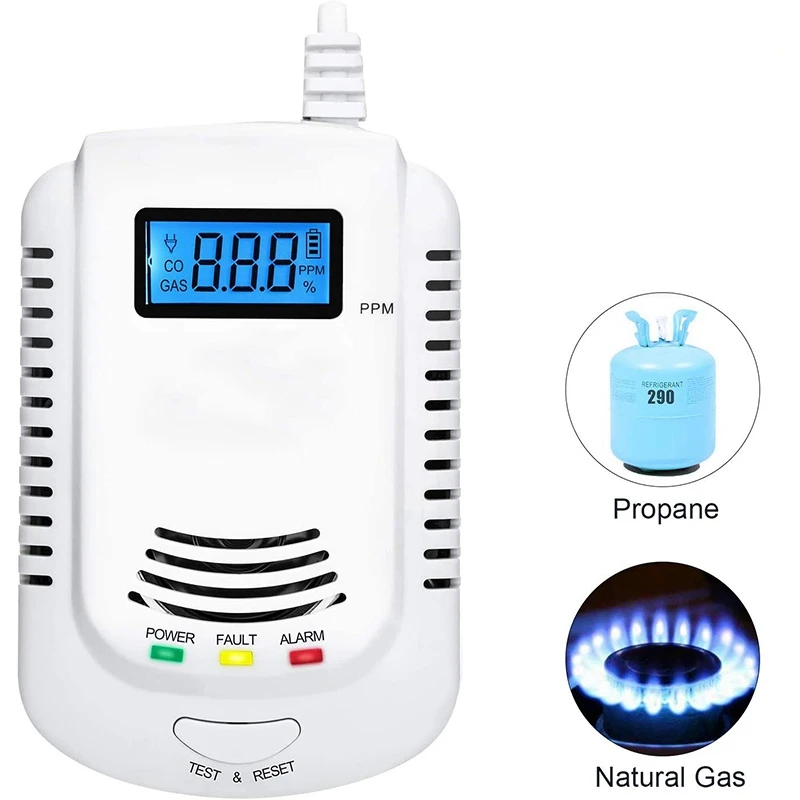 Детектор газа домашний кухонный газ/Метан/сигнализация утечки пропана детектор