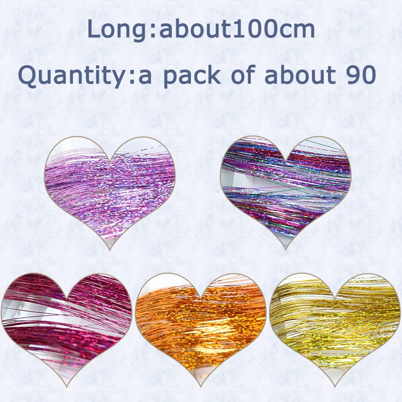 Блестки для волос QIANAO голографические блестящие волосы наращивания вечерние