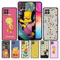 funny the simpsons family for oppo realme narzo 30 20 8 8i 7 6 5 3 2 pro global 5g soft tpu silicone black phone case cover
