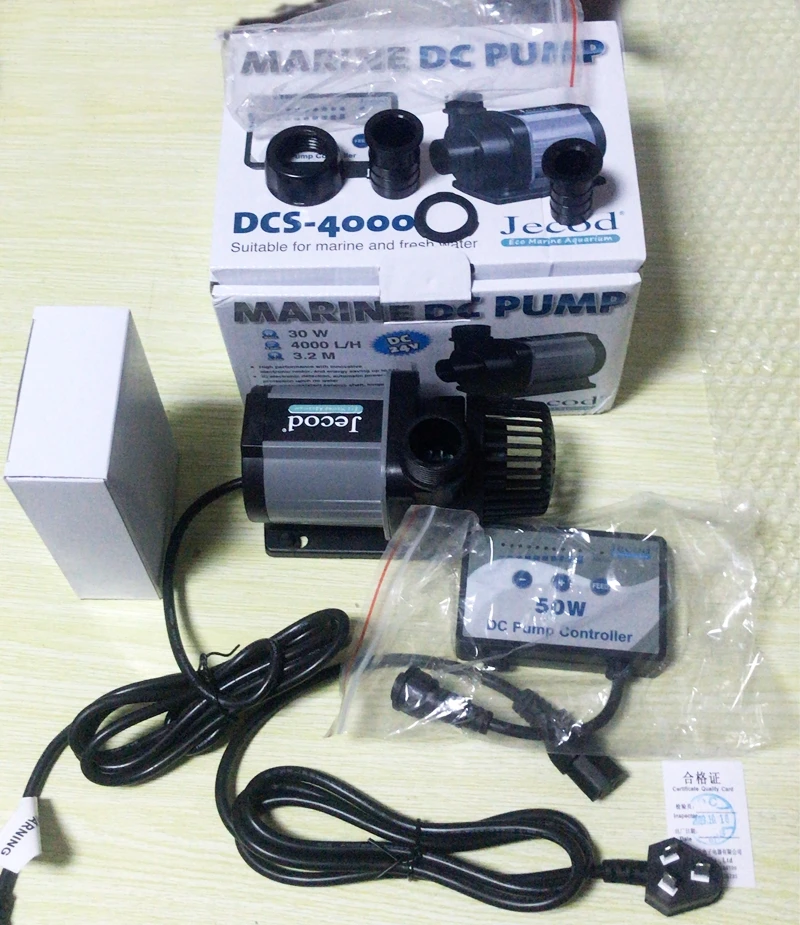 JEBAO Jecord DCS1200 DCS2000 DCS3000 погружной водяной насос с умным контроллером для рыбных морских крыльчаток, тихий насос 110-240 В