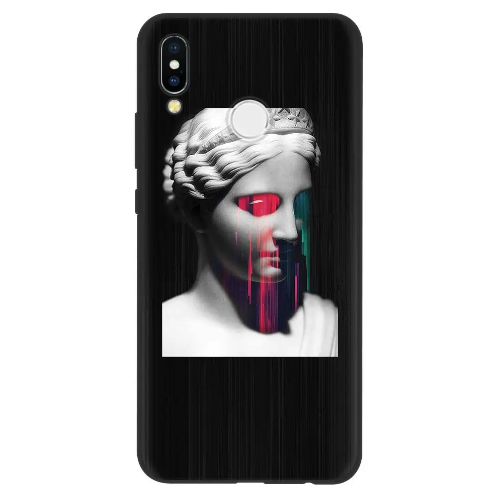 wnslvyan Скульптурный ТПУ мягкий чехол для huawei P20 P30 Pro P8 P9 P10 Lite P Smart Mona Lisa для huawei mate 20 30 10 Lite Pro Чехол - Цвет: wnslvyan