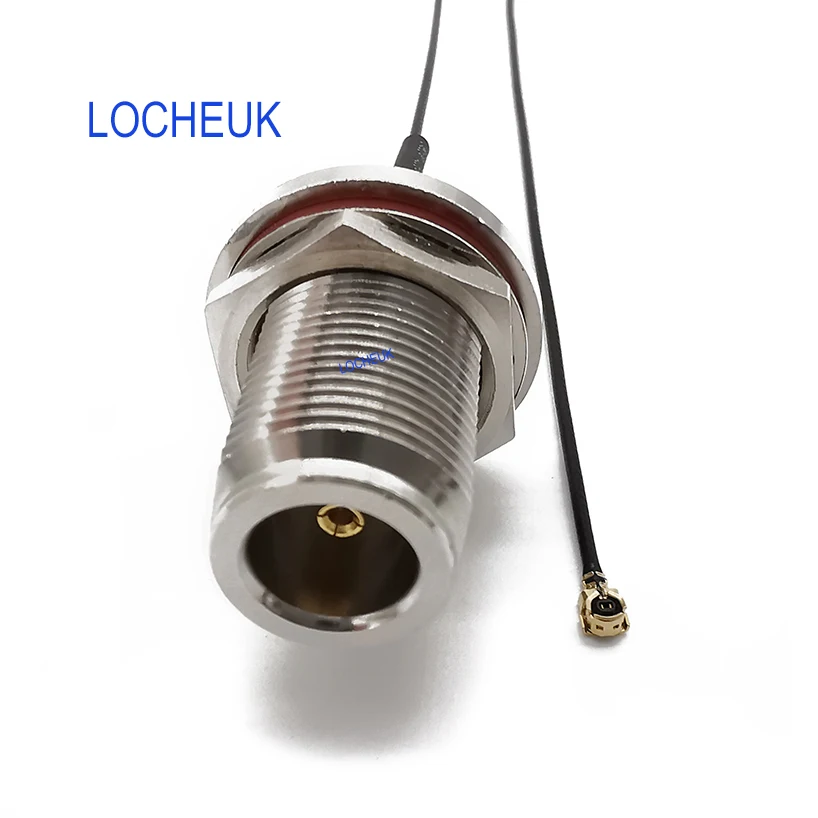 N-образный Женский Разъем для U-FL/IPX RF Коаксиальная перегородка стандартная
