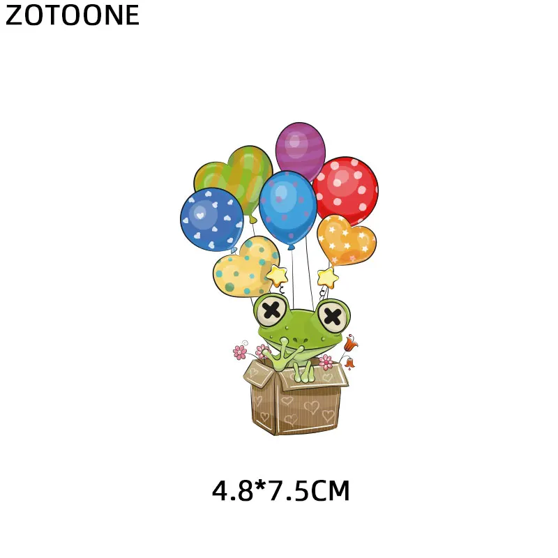 ZT1589 ZOTOONE Мультяшные наклейки с животными для железной передачи одежды DIY аксессуары футболки Платья моющиеся теплопередачи H - Цвет: ZT1589