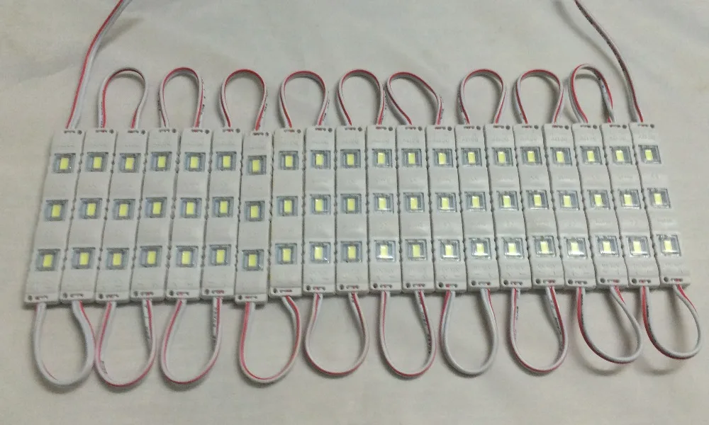20pcs super bright 5730 LED Module 12V Injection Molding module clear lens waterproof IP65 free shipping | Лампы и освещение