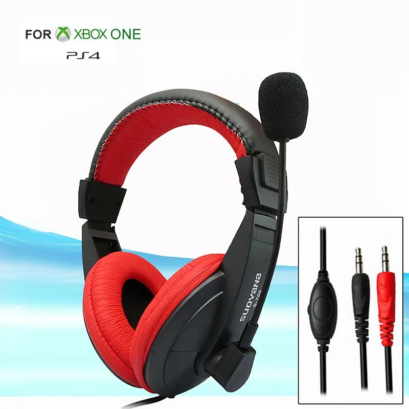 

S750 Game Headphone Stereo Bass Surround Gaming Headset Headphone For PS 4 X-box One For Nintendos Switch PC +Mic