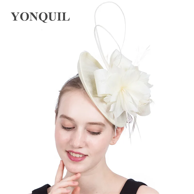 Женская Вуалетка с цветами и перьями Свадебные шляпы для скачек Кентукки женские