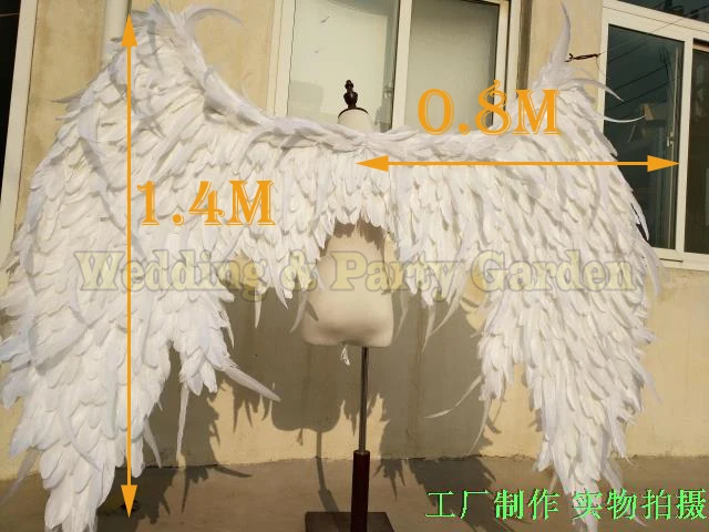 Модные белые большие крылья Ангела для взрослых реквизит подиума нижнее белье