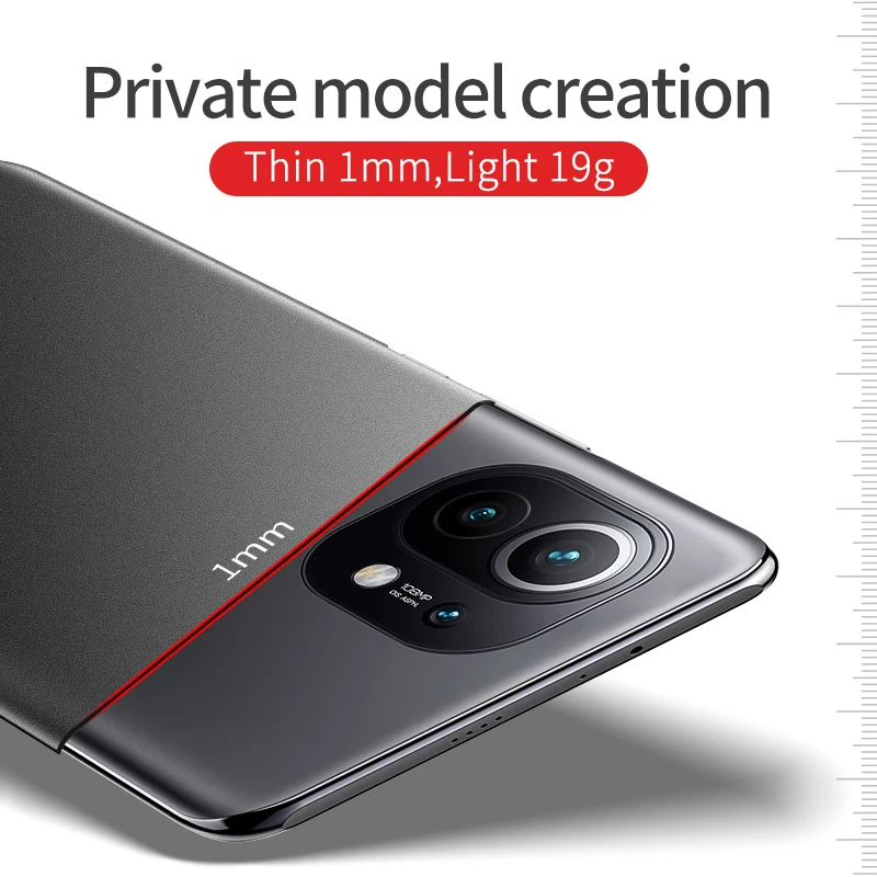 Чехол для Xiaomi Mi 10T Pro роскошный Ультратонкий матовый жесткий чехол из
