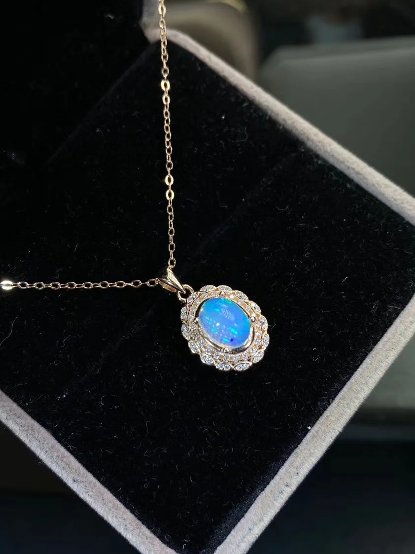 

New Arrival Natural and Real Opal jewelry set 925 sterling silver 1pc pendant,1pc ring,2pcs Earring