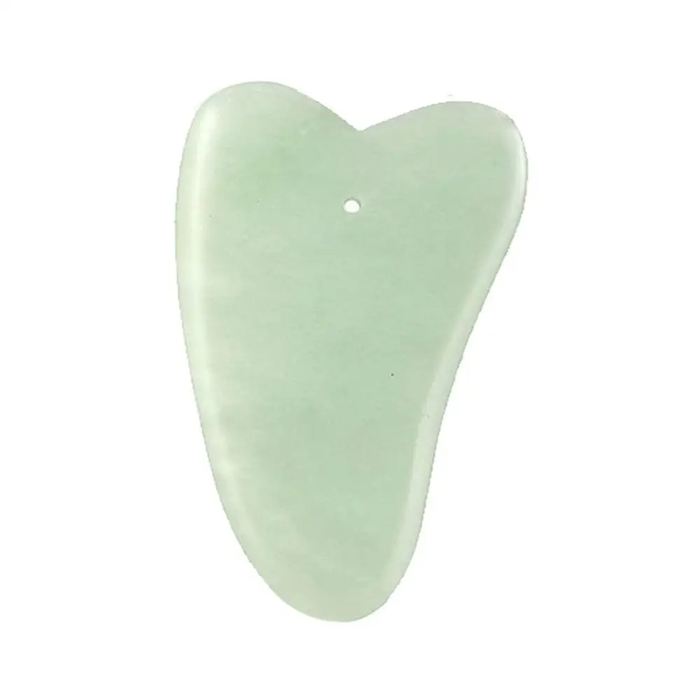 Скребок для спины и шеи с натуральными нефритовыми камнями|Устройство ухода за