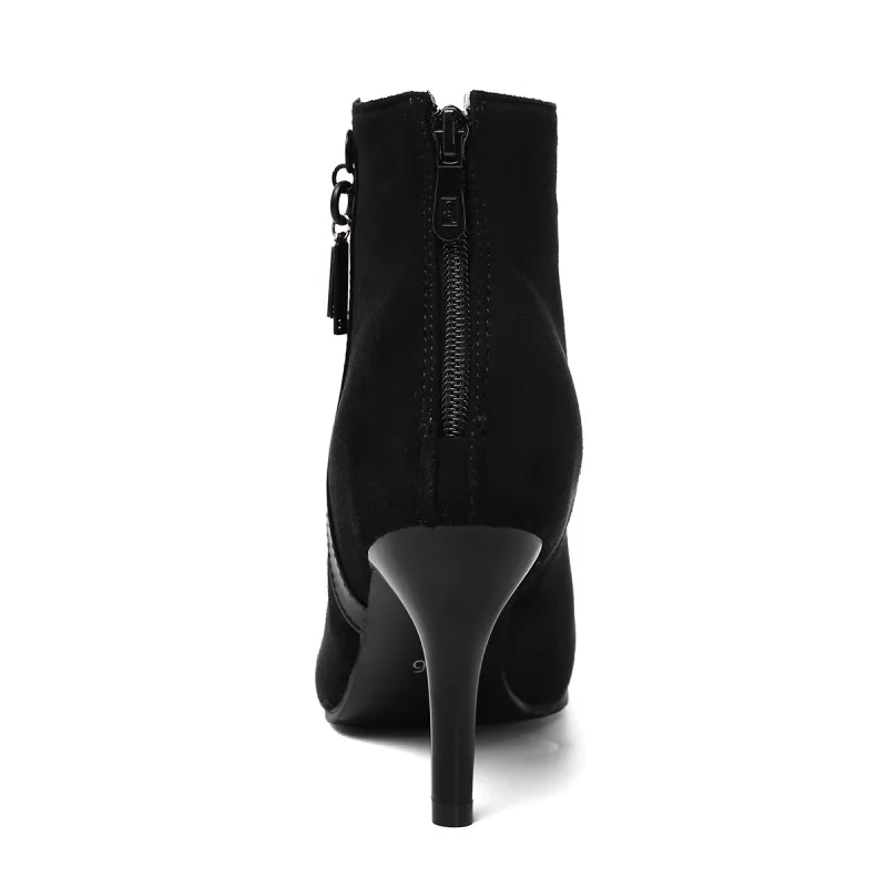 Женские ботинки с боковой молнией зимние больших размеров 9 10 11-15 | Обувь