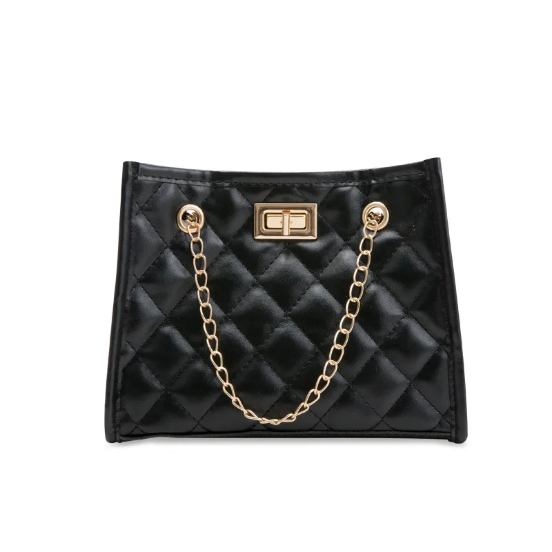 

Female bag fashion sheep pattern single shoulder diagonal bag trend simple lock chain bag female small bag purses and handbags