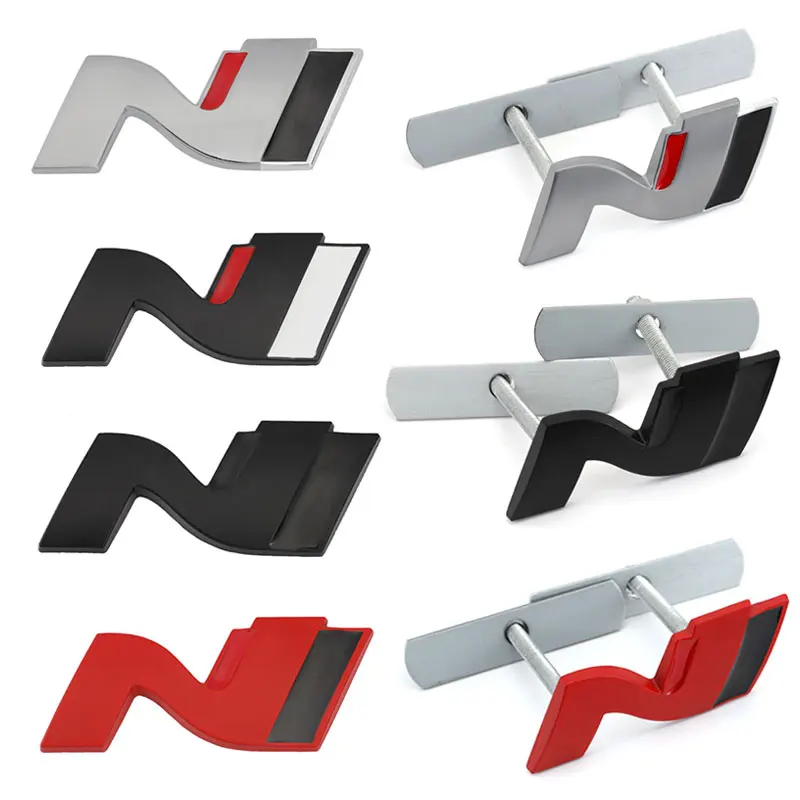 3D Автомобильные наклейки N Line значок эмблема наклейка Передняя решетка для Hyundai I30