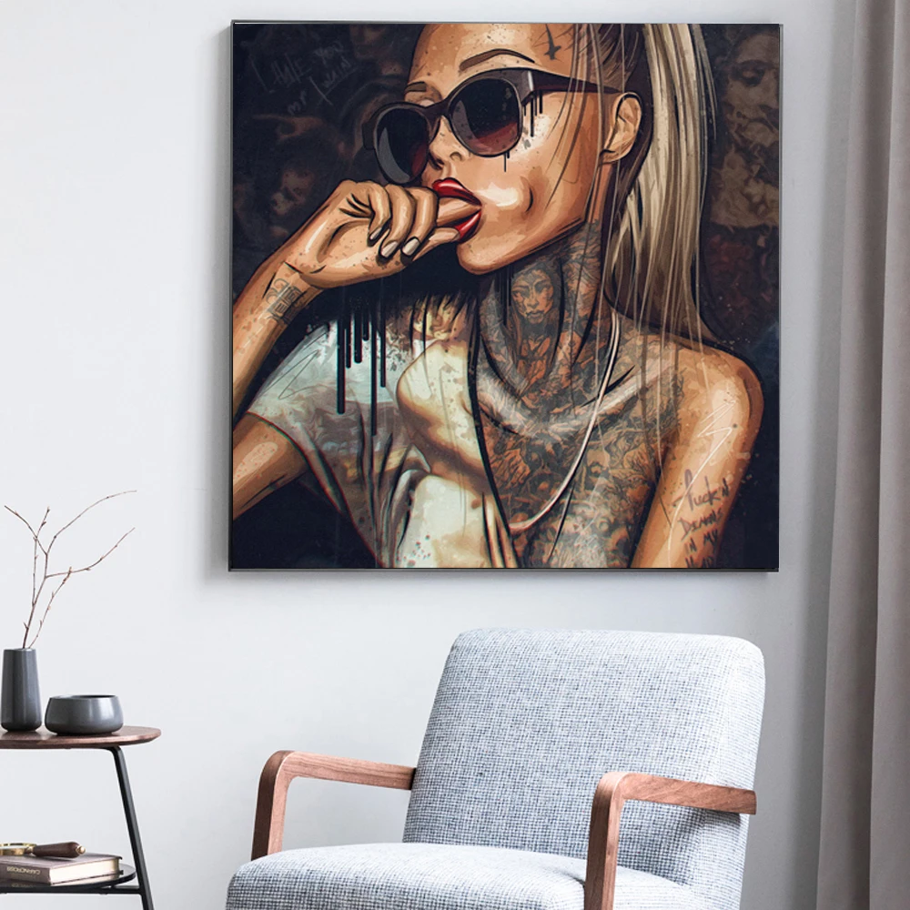 Картина на холсте Настенная картина принты новый граффити уличное настенное