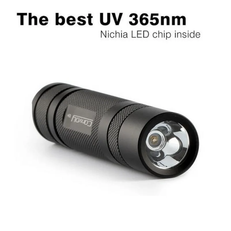 

Convoy S2+ Violet Light UV 365nm Led Flashlight ,Nichia 365UV In Side ,UV Flashlight OP Reflector,Fluorescent Agent Detection