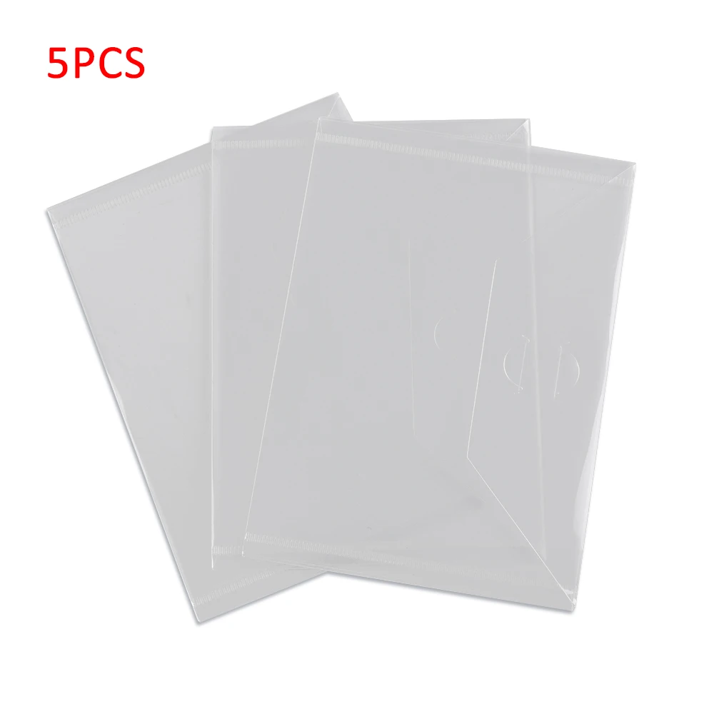 5 шт. прозрачный держатель сумка для штампов и коллекции марок Чехол DIY