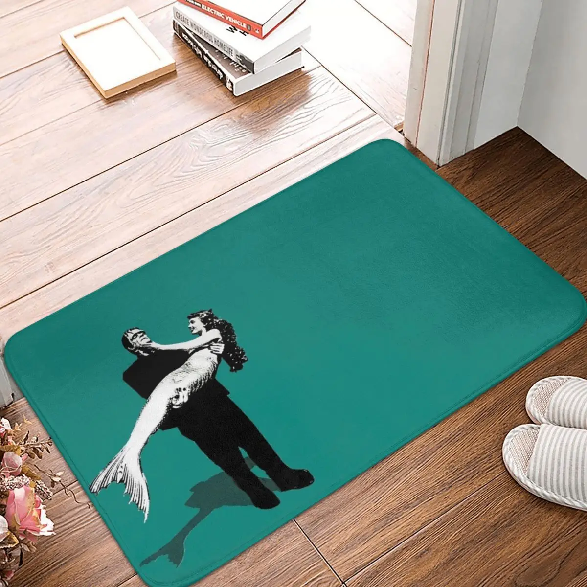 

Frankenstein Mermaid Polyester Doormat Rug carpet Mat Footpad Anti-slip AbsorbentEntrance Kitchen Bedroom balcony Cartoon