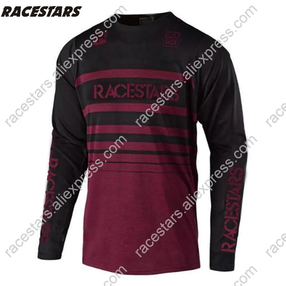 RACESTARS Мотоцикл Джерси Ropa Ciclismo MTB Велоспорт DH MX велосипед Горные подходит STEAMLINE