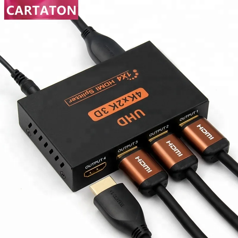 

support 4K*2K 1 in 4 out 1X4 HDMI Splitter