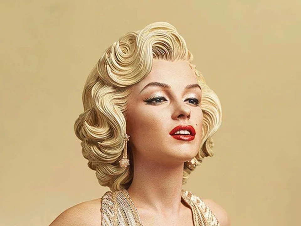 

Monroe One Of The Greatest Actresses Statue 1/4 Figure Model Decoration 41cm Monroe Action Figure Decoration Home Statue