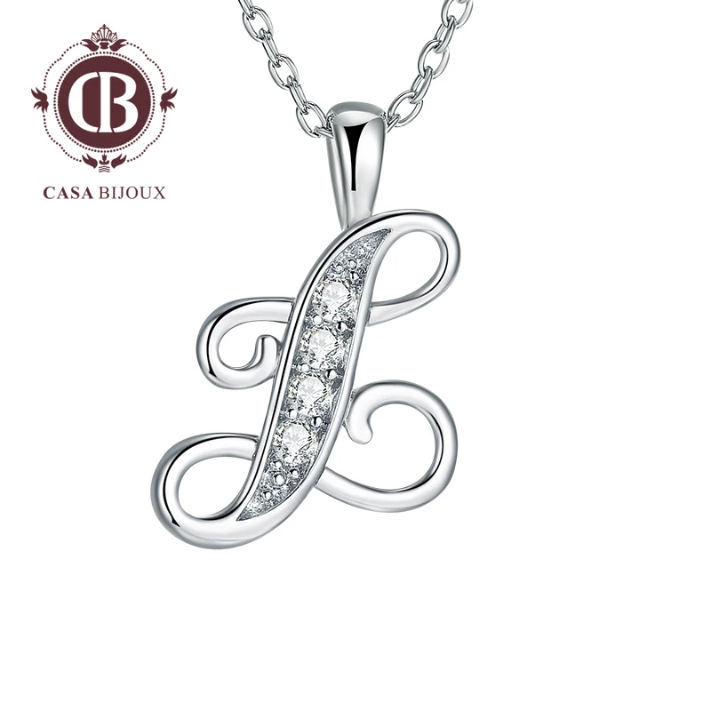 CASABIJOUX рождественское ожерелье с надписью для женщин белое золото цвет название