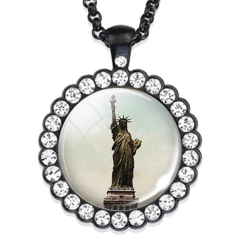 Ожерелье с надписью All Seen Eye Стразы ювелирные изделия изображением пирамиды