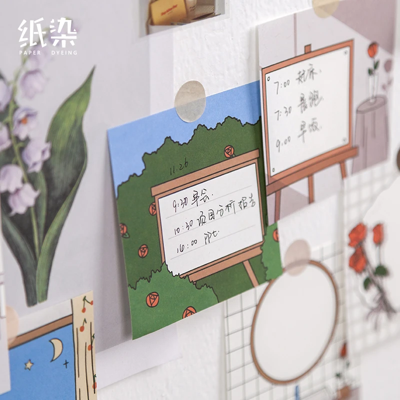 12 шт./лот декоративные бумажные блокноты для записей в виде Розы|Блокноты| |