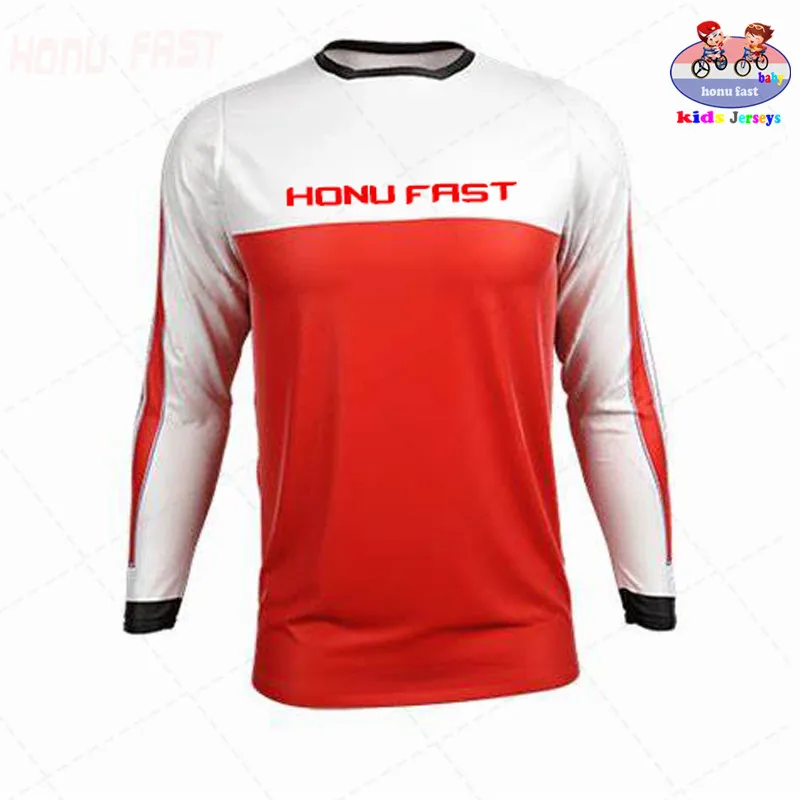 cycling jerseys 7 Детская moto крест Джерси moto Джерси быстросохнущая горные велосипедный вынос руля рубашка для детей Детский MTB футболка Майки moto Велосипеды майки - Цвет: cycling jerseys 7