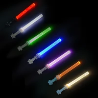yeabricks diy leds light sword powered by usb port light saber for star war trooper figure blocks toys