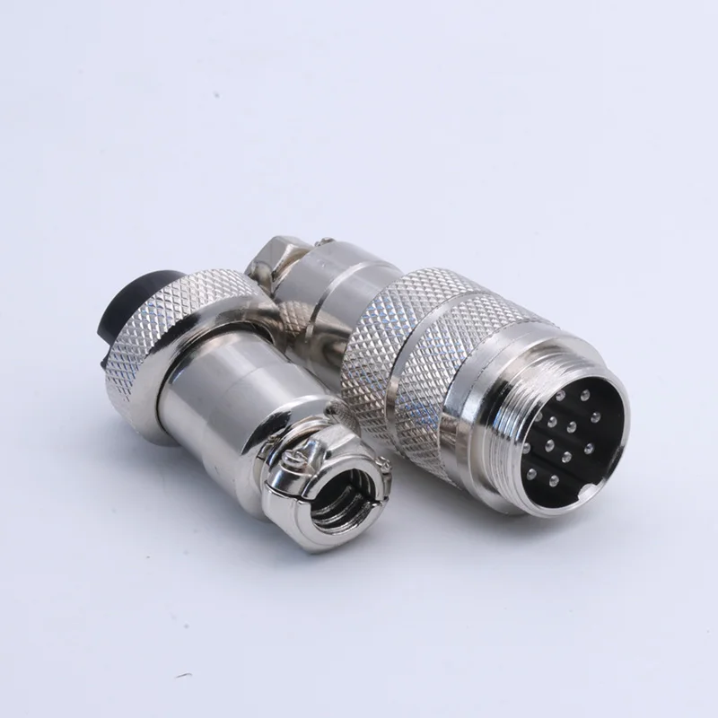 

10sets GX20 2/3/4/5/6/7/8/9/10/12/14/15Pin Male & Female 20mm Circular Aviation Socket Plug Wire Panel Connector Full set