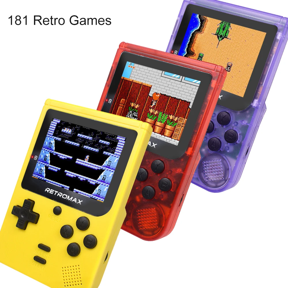 Портативная игровая консоль 181 дюймов 3 0 встроенных игр | Электроника