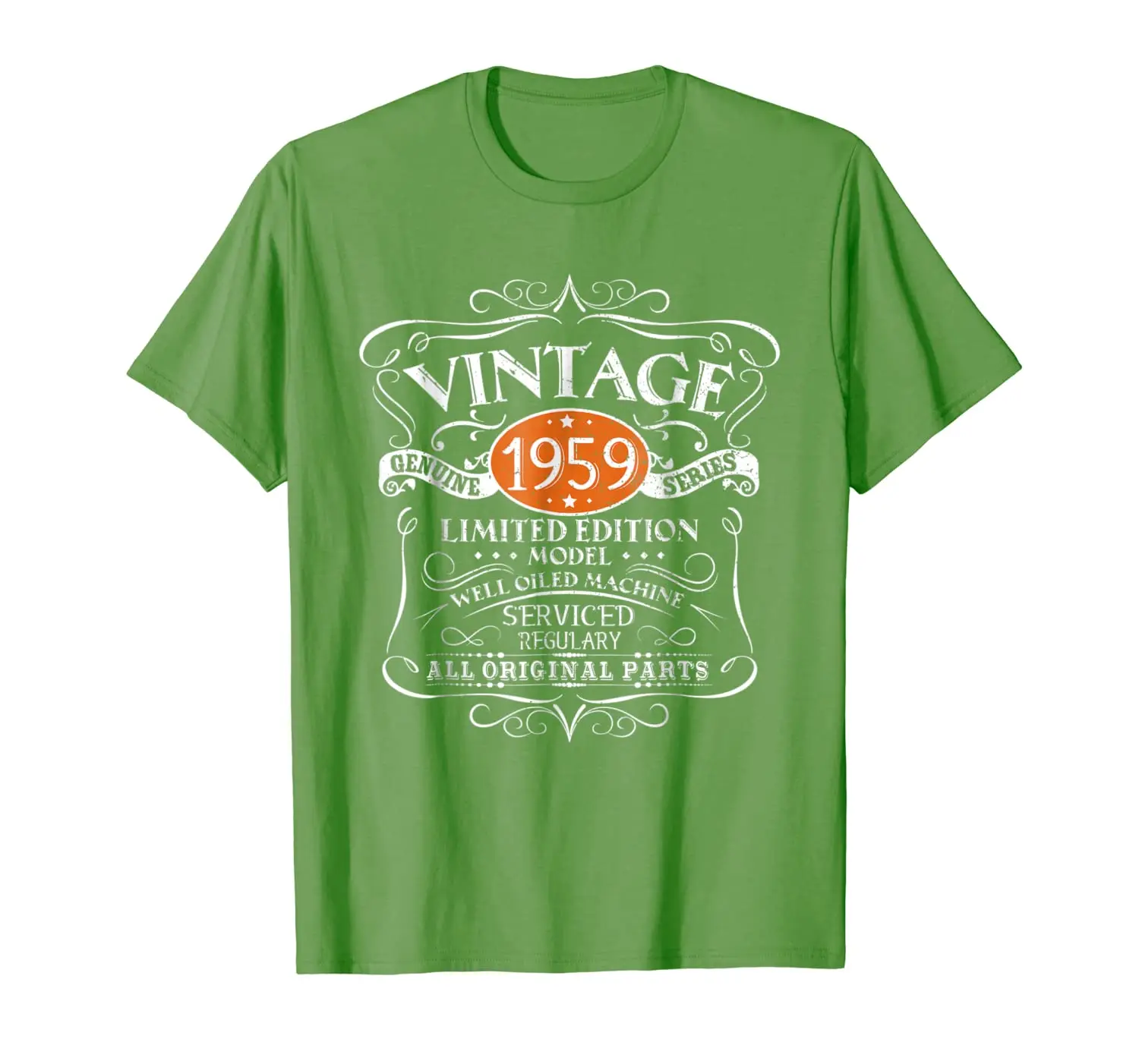 

Vintage 1959 60th Birthday All Original Parts Gift T-Shirt