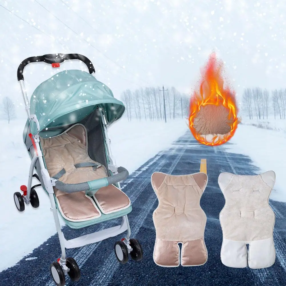 Подушка плюшевая для детской коляски подставка под сиденье автомобиля