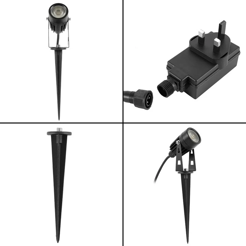 Водонепроницаемые светодиодные уличные светильники COB для ландшафта сада стен