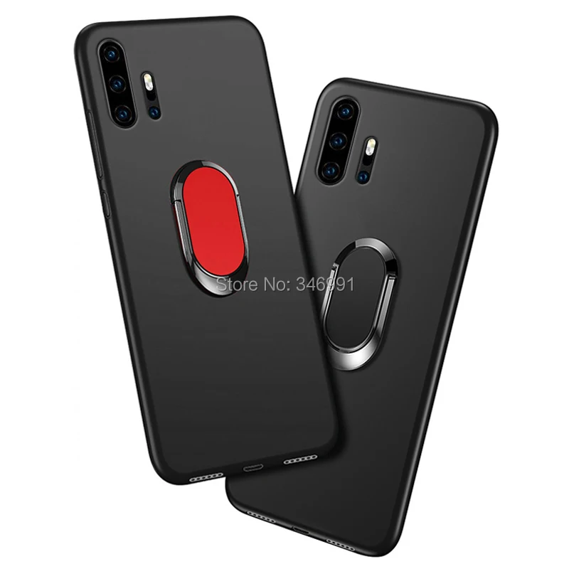 

Cover for Umidigi F2 6GB 128GB Case Luxury 6.53 Inch Soft Black plastic Metal Finger Ring Funda for Umidigi F2 A5 Pro Cases