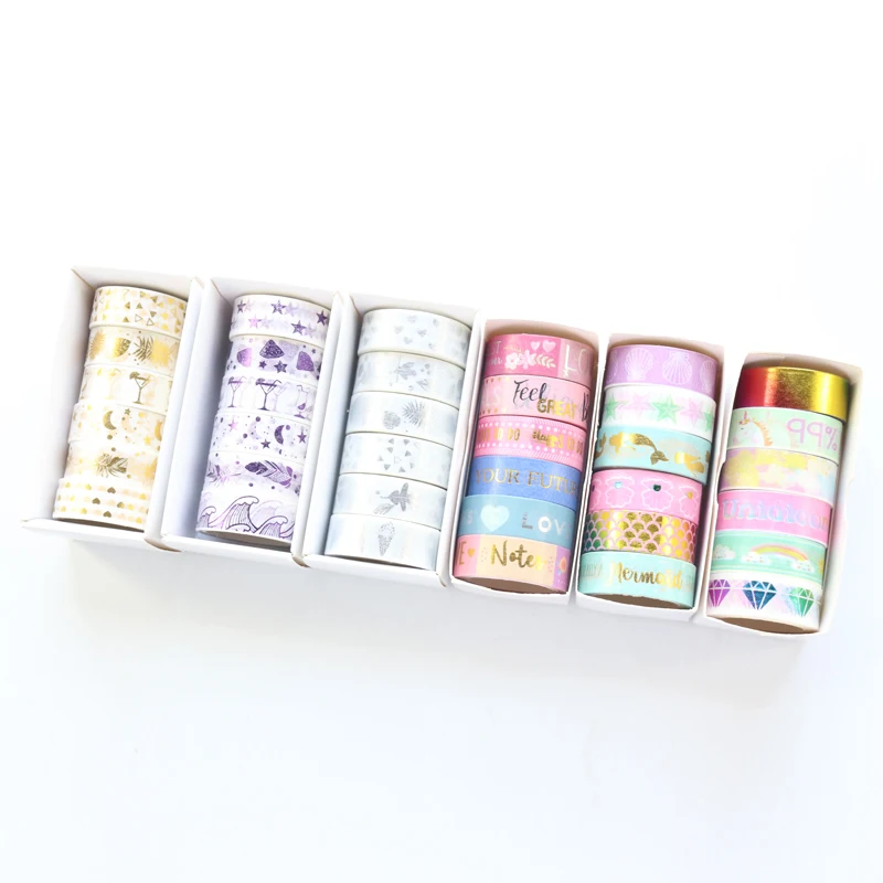 Мультяшная лента для декорации Domikee набор из фольги дневников и ноутбуков милая