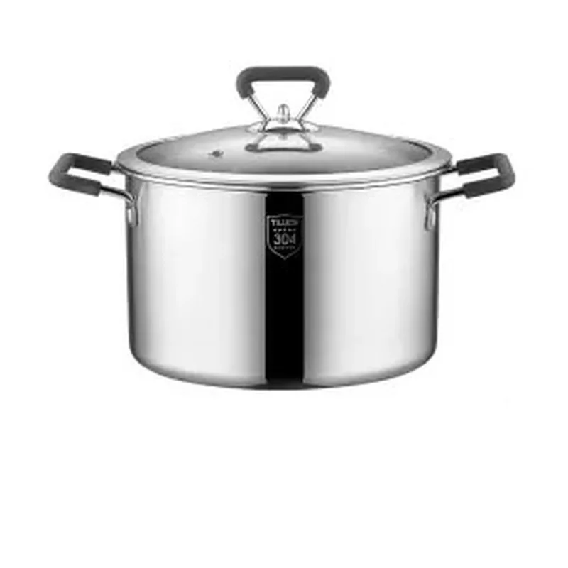 Кастрюля из нержавеющей стали для супа утолщенная кастрюля мгновенного